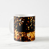 Abstrakte Glitzer Kaffeetasse (Vorderseite Links)