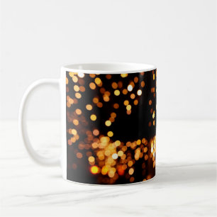 Abstrakte Glitzer Kaffeetasse