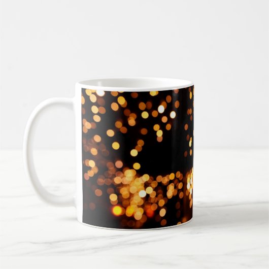 Abstrakte Glitzer Kaffeetasse (Links)