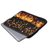 Abstrakte Glitzer Laptopschutzhülle (Vorne Knopf)