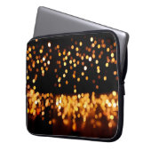 Abstrakte Glitzer Laptopschutzhülle (Vorderseite Links)