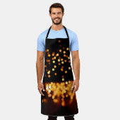 Abstrakte Glitzer Schürze (Getragen)