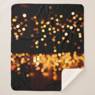 Abstrakte Glitzer Sherpadecke