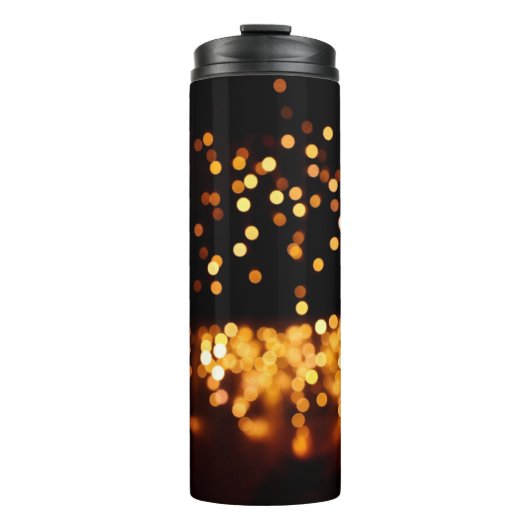 Abstrakte Glitzer Thermosbecher (Vorderseite)