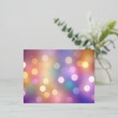 Abstrakte Glitzern Hintergrundbilder Grafik Folien Feiertagspostkarte (Stehend vorne)