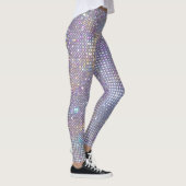 Abstrakte, glitzernde geometrische Textur. Leggings (Rechts)