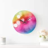 Abstrakte Glockenhalterung Große Wanduhr (Zuhause)