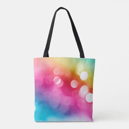 Abstrakte Glow Tote Bag Tasche (Rückseite)
