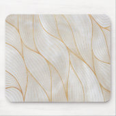 Abstrakte Gold Blätter Artwork | Mauspad (Vorne)