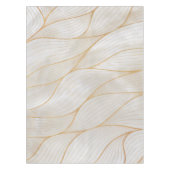 Abstrakte Gold Blätter Artwork | Tablecloth Tischdecke (Vorderseite)