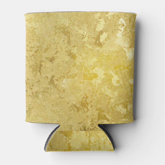 Abstrakte Gold Grunge Textur Hintergrund Dosenkühler (Vorderseite)