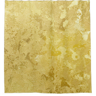 Abstrakte Gold Grunge Textur Hintergrund Duschvorhang