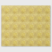 Abstrakte Gold Grunge Textur Hintergrund Geschenkpapier (Flach)