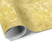 Abstrakte Gold Grunge Textur Hintergrund Geschenkpapier (Rolleneckpunkt)