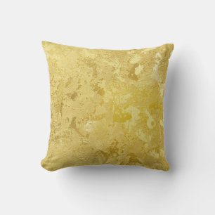 Abstrakte Gold Grunge Textur Hintergrund Kissen