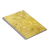 Abstrakte Gold Grunge Textur Hintergrund Notizblock (Rechte Seite)