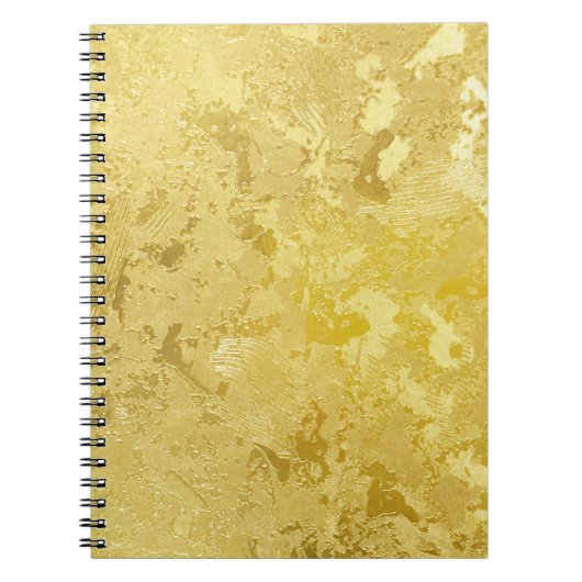 Abstrakte Gold Grunge Textur Hintergrund Notizblock (Vorderseite)