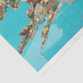 Abstrakte Gold Queen Decoupage Womens History Mona Seidenpapier (Ausschnitt)