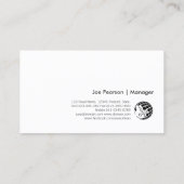 Abstrakte Gold-Sternexplosion des technischen Engi Visitenkarte (Rückseite)