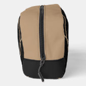 Abstrakte Gold- und Black Lines Waschbeutel (Rechts)