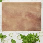 Abstrakte Gold- und Rostkunst Geschirrtuch (Gefaltet)