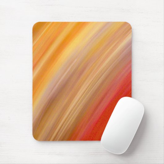 Abstrakte Gold- und Rotwangen Mousepad (Mit Mouse)