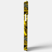 ABSTRAKTE GOLD-ZELLTIKKNOTEN MIT FARBEN GEMSTONS Case-Mate iPhone HÜLLE (Rückseite / Rechts)