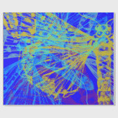 Abstrakte Goldbarmherzigkeit Geschenkpapier (Flach)