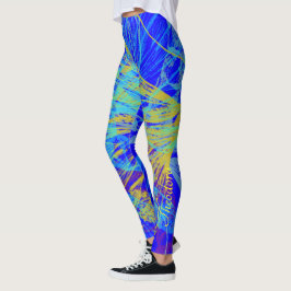 Abstrakte Goldbarmherzigkeit Leggings