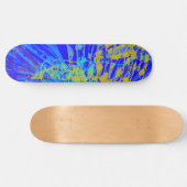 Abstrakte Goldbarmherzigkeit Skateboard (Horizontal)