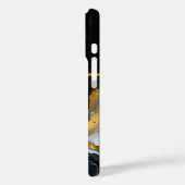 abstrakte Goldblüte Case-Mate iPhone Hülle (Rückseite / Links)