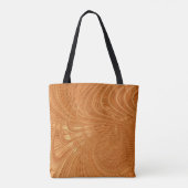 Abstrakte Golden Waves Tote Bag Tasche (Rückseite)