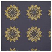 Abstrakte Goldene Blume - Stoff (Muster)