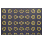 Abstrakte Goldene Blume - Stoff (Fat Quarter (45,7 x 55,9 cm))