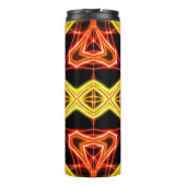 Abstrakte goldene Bühne. Thermosbecher (Rückseite)