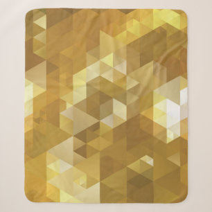 Abstrakte Goldene Dreiecksstruktur Sherpadecke