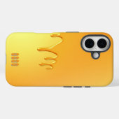 Abstrakte goldene Flüssigladung Case-Mate iPhone Hülle (Rückseite (Horizontal))