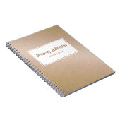 Abstrakte goldene Oberflächenbeschaffenheit Notizblock (Rechte Seite)