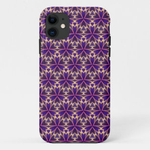Abstrakte goldene rosa Blumen Case-Mate iPhone Hülle