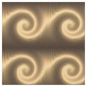 abstrakte goldene Spiralstruktur Stoff (Nahaufnahme)
