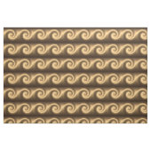 abstrakte goldene Spiralstruktur Stoff (Fat Quarter (45,7 x 55,9 cm))