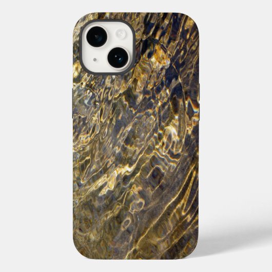 Abstrakte Goldene Wasserarme Case-Mate iPhone Hülle (Rückseite)