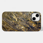 Abstrakte Goldene Wasserarme Case-Mate iPhone Hülle (Rückseite (Horizontal))