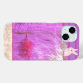 abstrakte goldfarbene, lila Naturlandschaft Case-Mate iPhone Hülle (Rückseite (Horizontal))