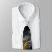 Abstrakte goldfarbene Linien Felsstruktur Krawatte (Gebunden)