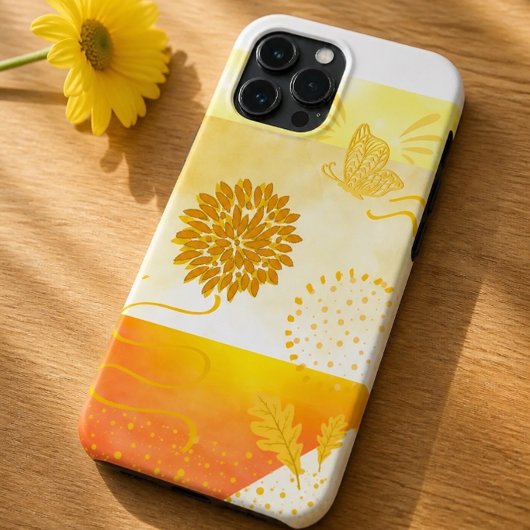 Abstrakte Goldfelder Case-Mate iPhone Hülle