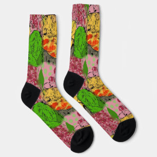 Abstrakte Goldfish Socken