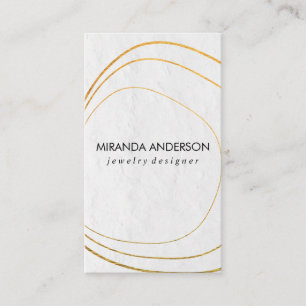 Abstrakte Goldfolie Lux Moderne Kunst Visitenkarte