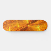 Abstrakte Goldkämme Skateboard (Horizontal)