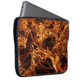 Abstrakte Goldlampen Laptopschutzhülle (Vorne Rechts)